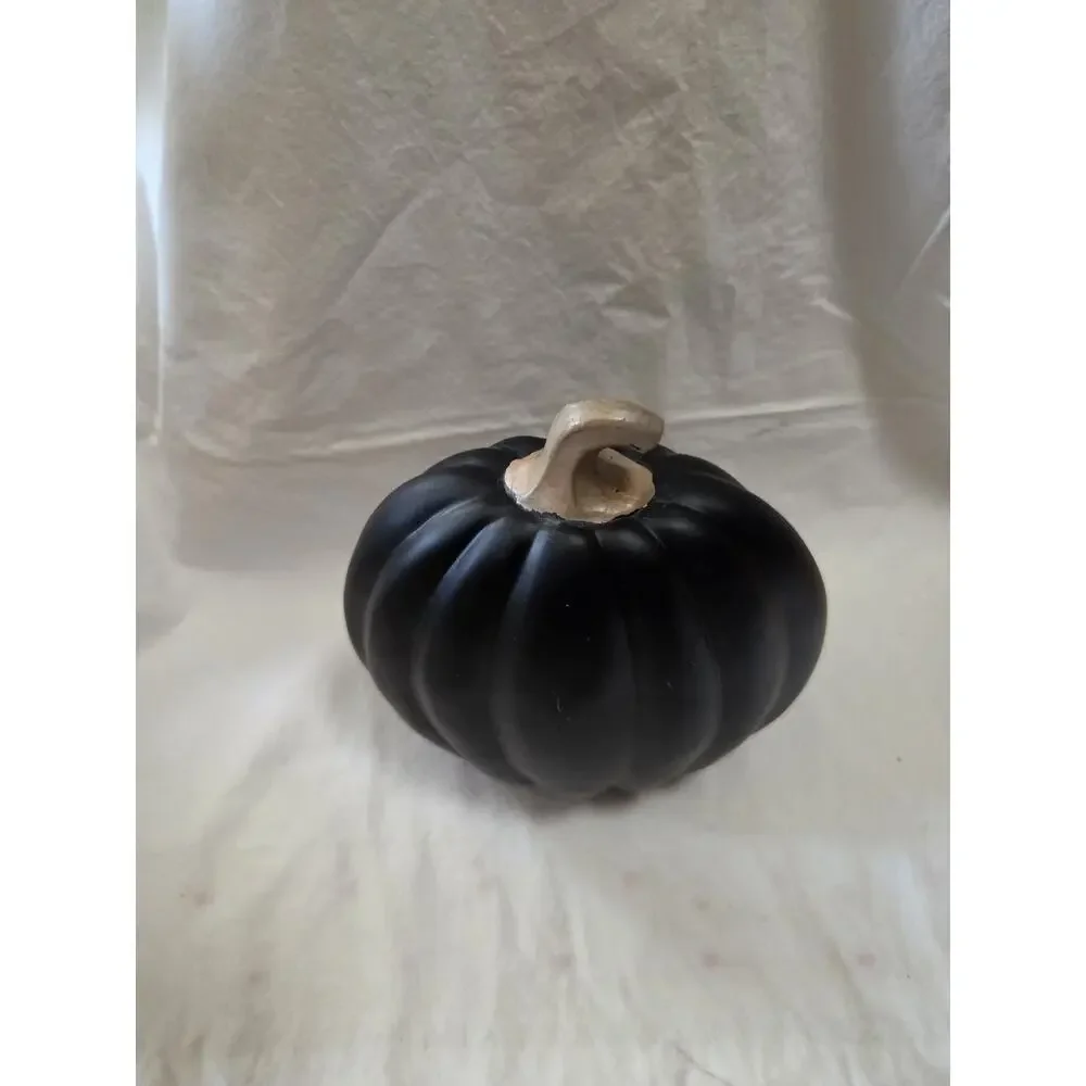 Happy Halloween 7.5” Black Pumpkin It’s Just A Bunch Of Hocus Pocus Table Decor